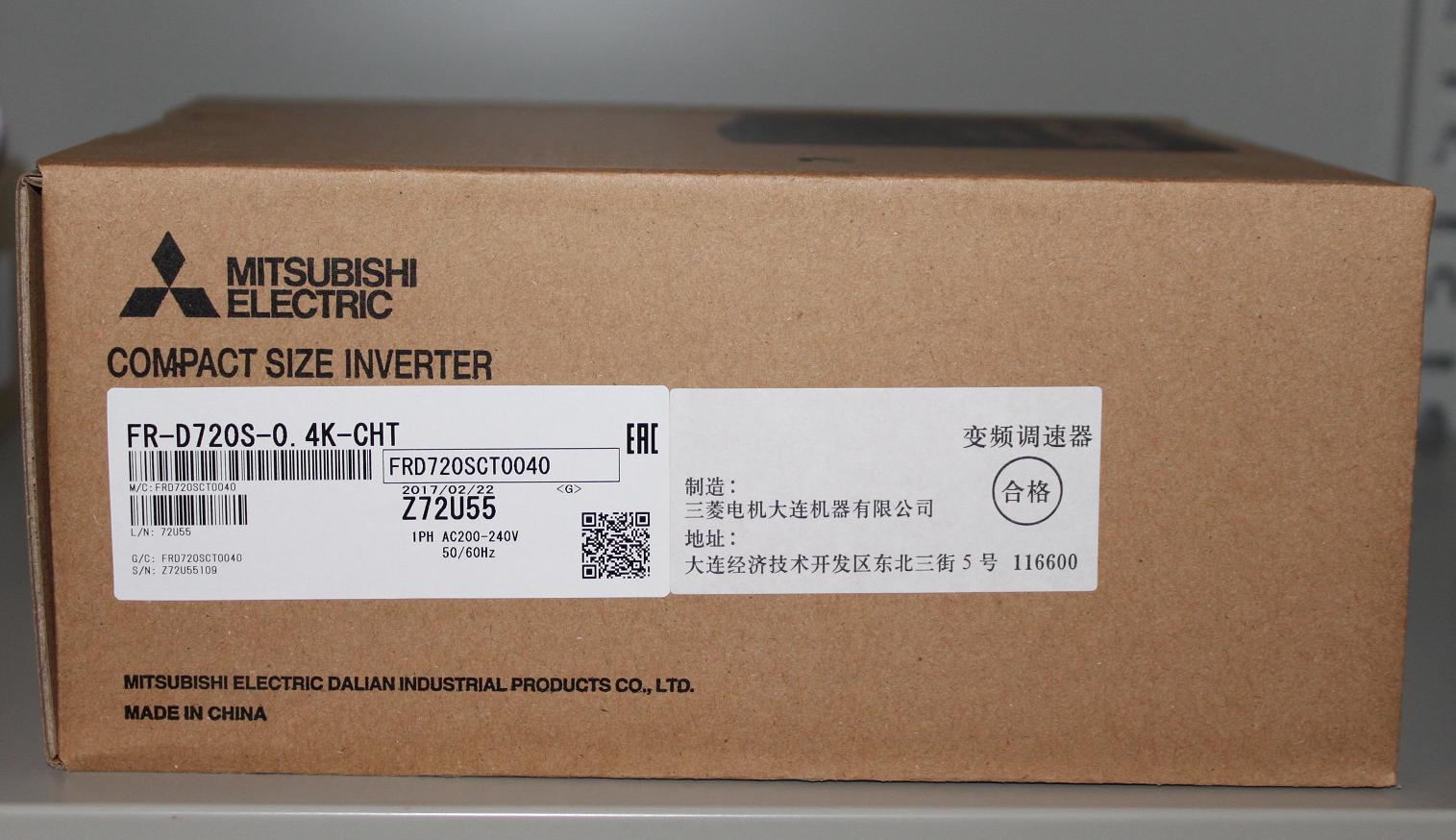 点击查看大图:FR-D720S-0.4K-CHT包装